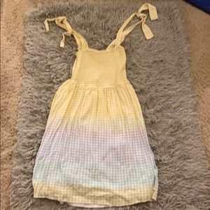 Multicolor Gingham Summer Dress